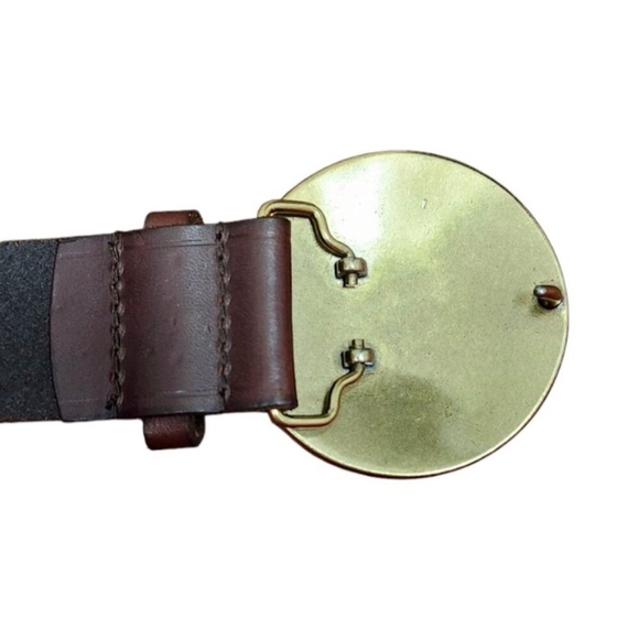 Coldwater Creek Women's Leather Belt, Brown Size L - Picture 6 of 12